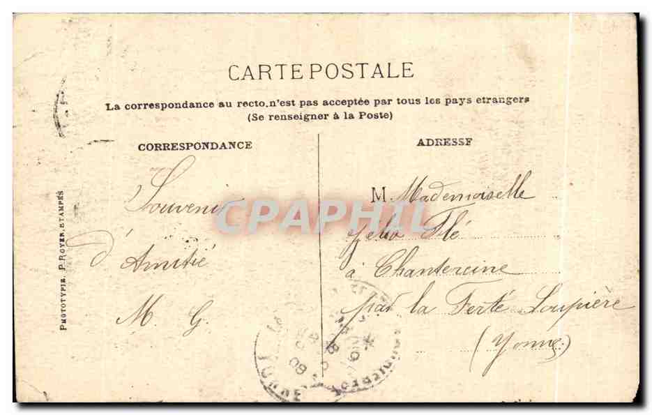 CPA Blois Entree de la vueDenis Papin Vue de Pont — Verso