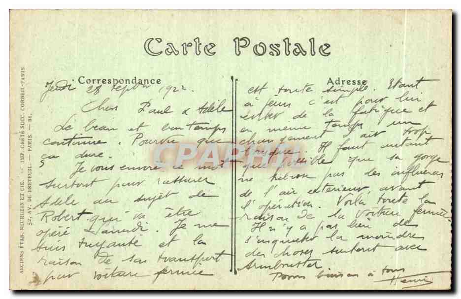 CPA Blois Les degree de la Rue Denis Papin The steps ana Denis Papin street — Verso