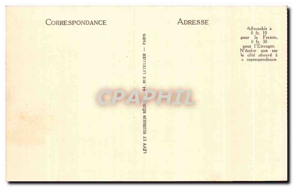 CPA Grenoble La Place Grenette et le Saint Eynard Coiffeur — Back