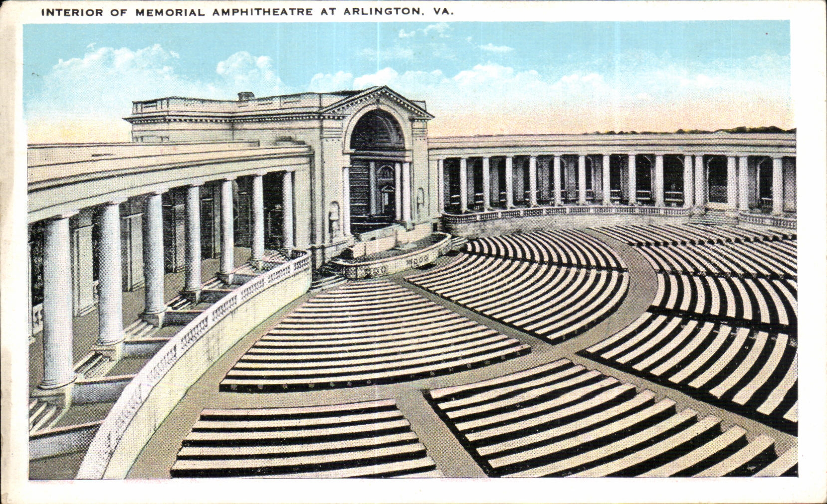 CPA Interior of Memorial Amphirheatre at Arlington 