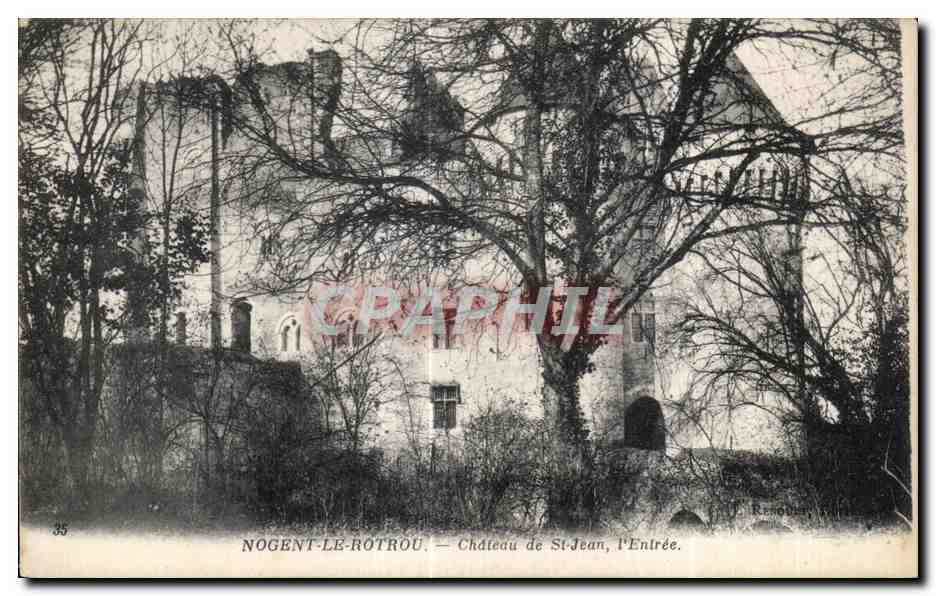 Nogent-le-Rotrou — Schloss Saint-Jean, der Eingang — Renouvin
