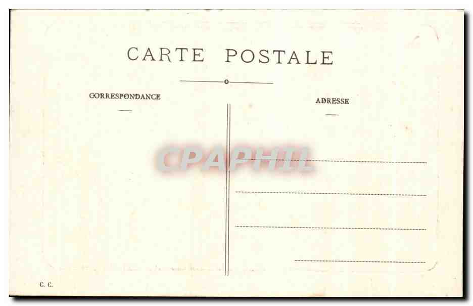 CPA Cauterets Vue generale prise de Pauze Vieux — Rückseite