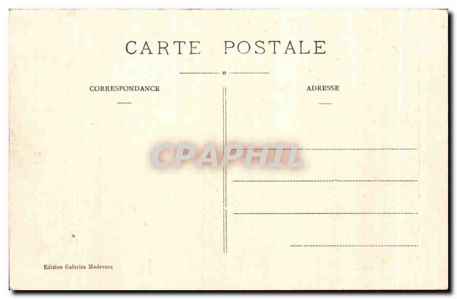 CPA pau Le Chateau Chambie ou est ne Henri IV — Rückseite