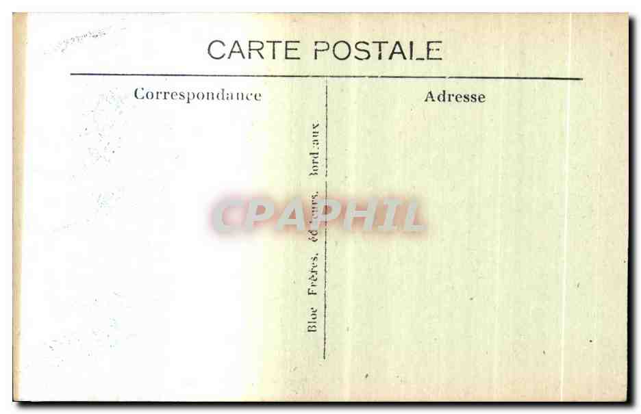 CPA Bayonne Place d Armes Vue sur la Citadelle — Verso