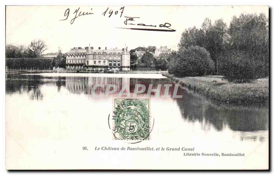 Le Château de Rambouillet et le Grand Canal — Librairie Nouvelle, Rambouillet, n°26