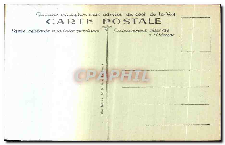 CPA Saint Jean de Luz (Cote Basque) La Pergola — Verso