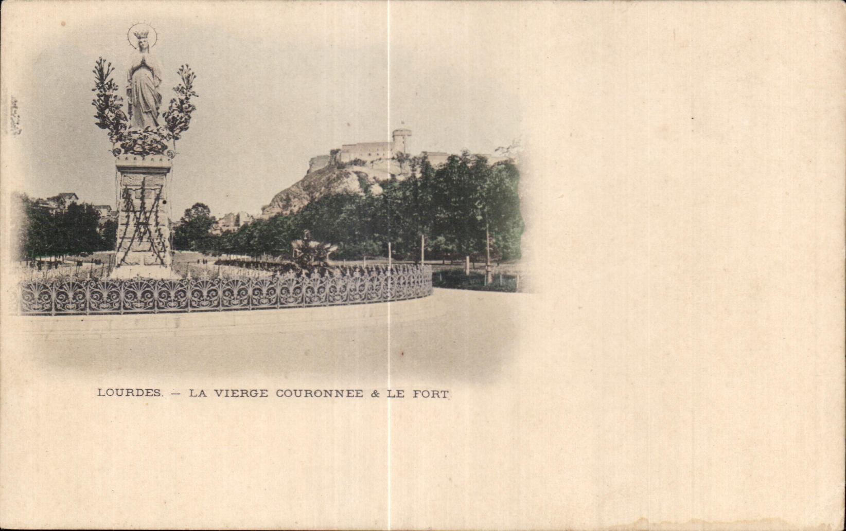 CPA Lourdes La Vierge Couronnee   Le Fort
