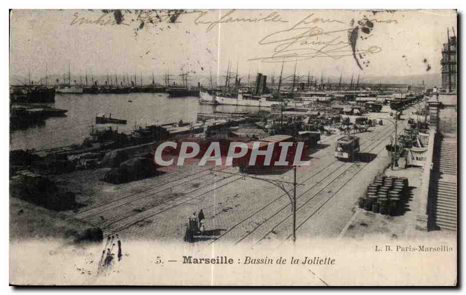 CPA Marseille Bassin de la Jolielle