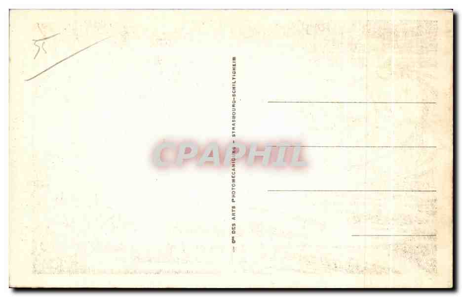 Dol de Bretagne — La Nef de la Cathédrale (XIIe siècle) — CPAPHIL — Verso