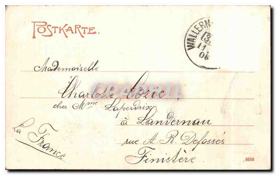 CPA Gruss aus Winterberg im Bohmerwald — Rückseite