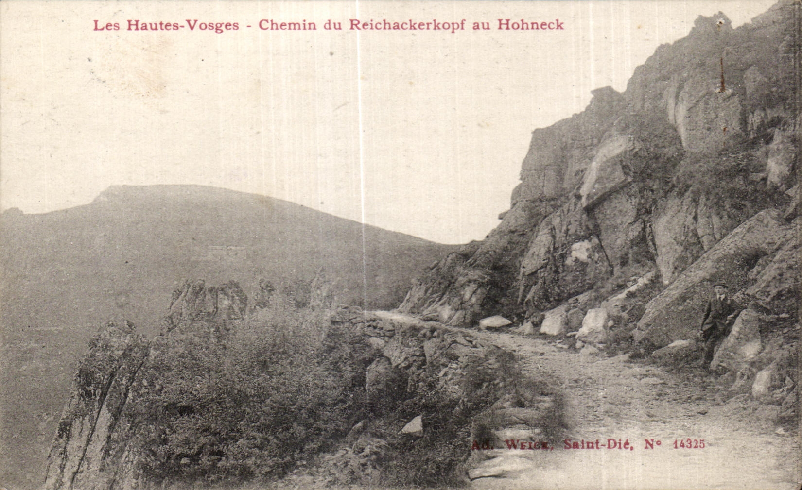 Les Hautes-Vosges - Chemin du Reichackerkopf au Hohneck — Ad. Weick, Saint-Dié, N° 14325