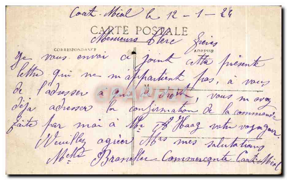 Les Hautes Vosges - La Roche du Diable sur la route de Longemer à la Schlucht — Ad. Weick, Saint-Lié N 13049 — Verso