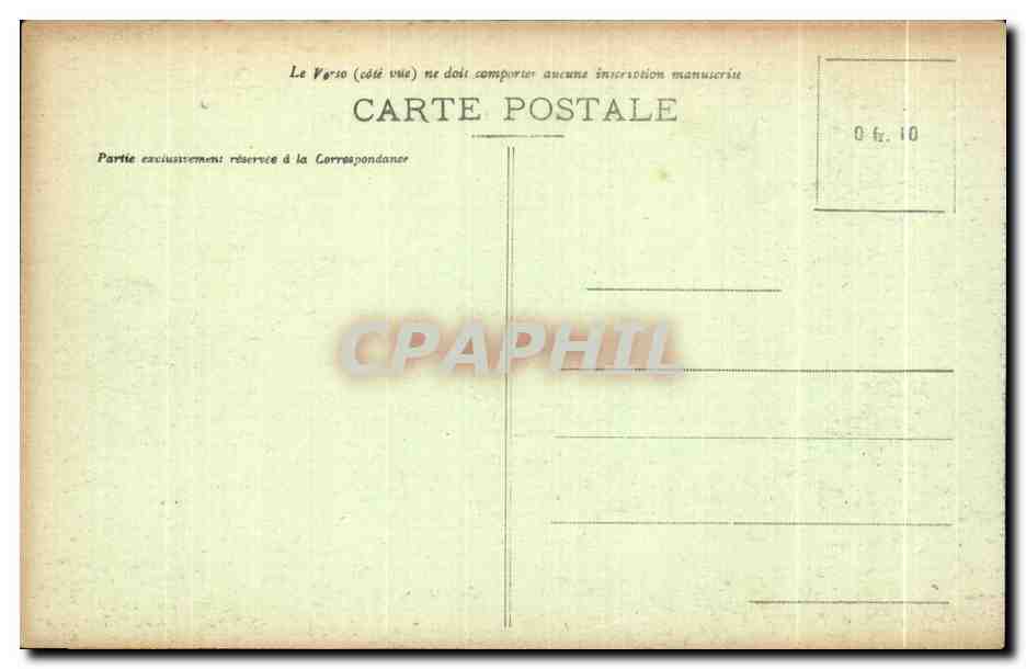 Côte d'Émeraude - Emerald Coast — Les Bords de la Rance, au loin Dinard — G. F. — Édition Guérin, St-Malo — Verso