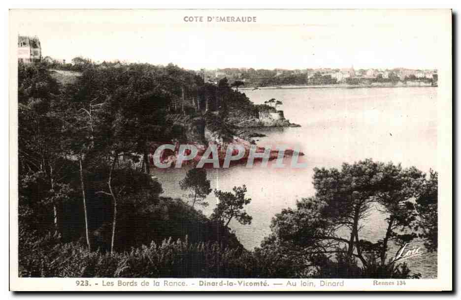 Les Bords de la Rance — Dinard-la-Vicomté — Au loin, Dinard — Rennes 134