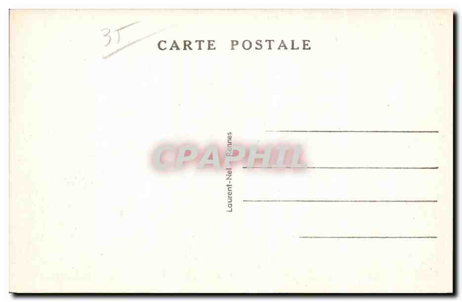 Les Bords de la Rance — Dinard-la-Vicomté — Au loin, Dinard — Rennes 134 — Verso