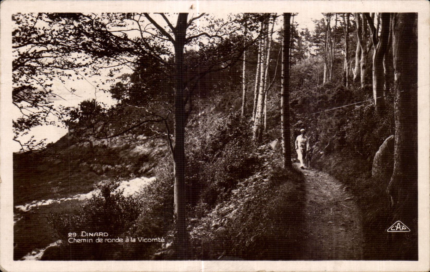 Dinard — Chemin de ronde à la Vicomté — C.A.P. n°29