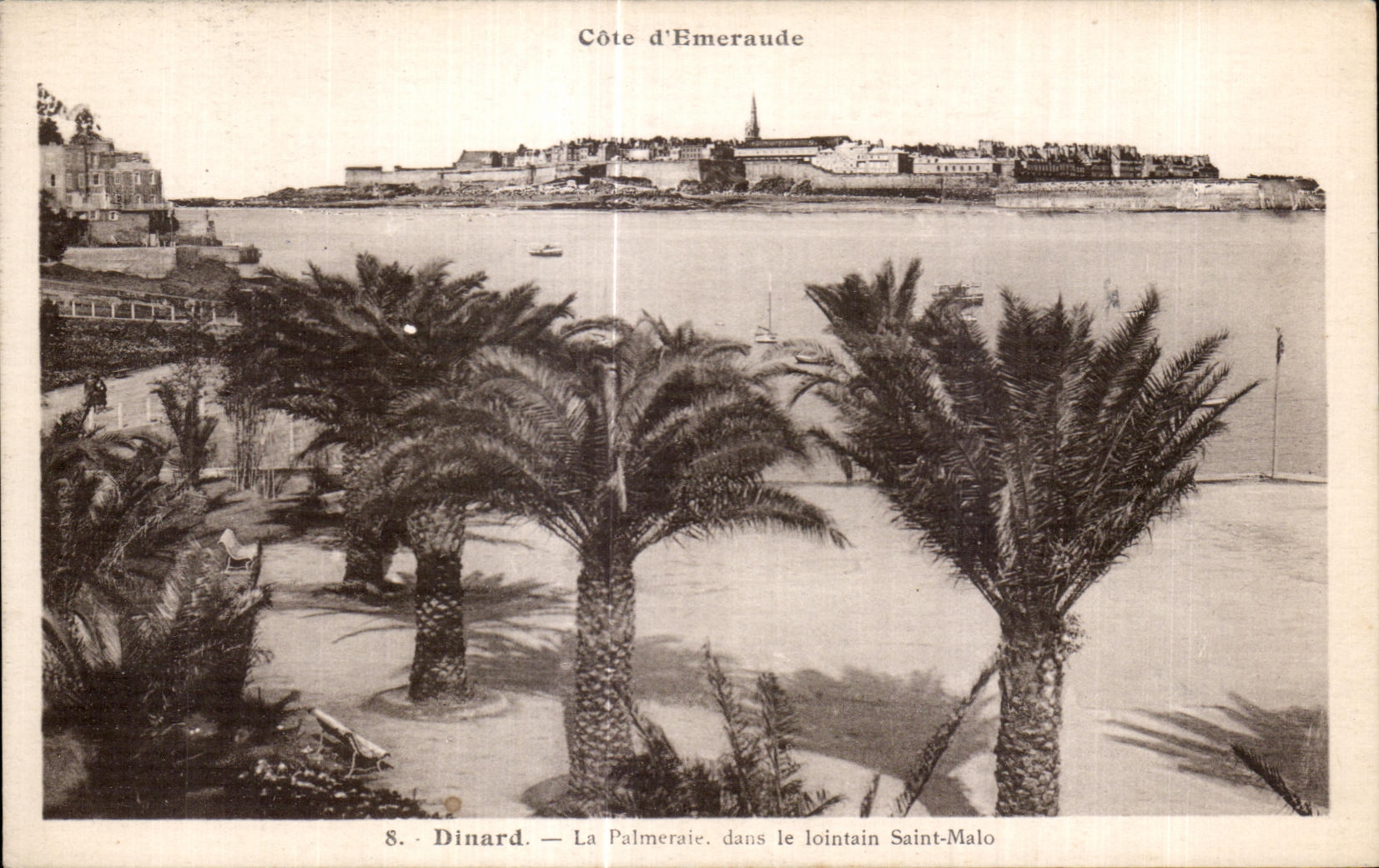 Dinard — La Palmeraie, dans le lointain Saint-Malo — Laurent, Rennes
