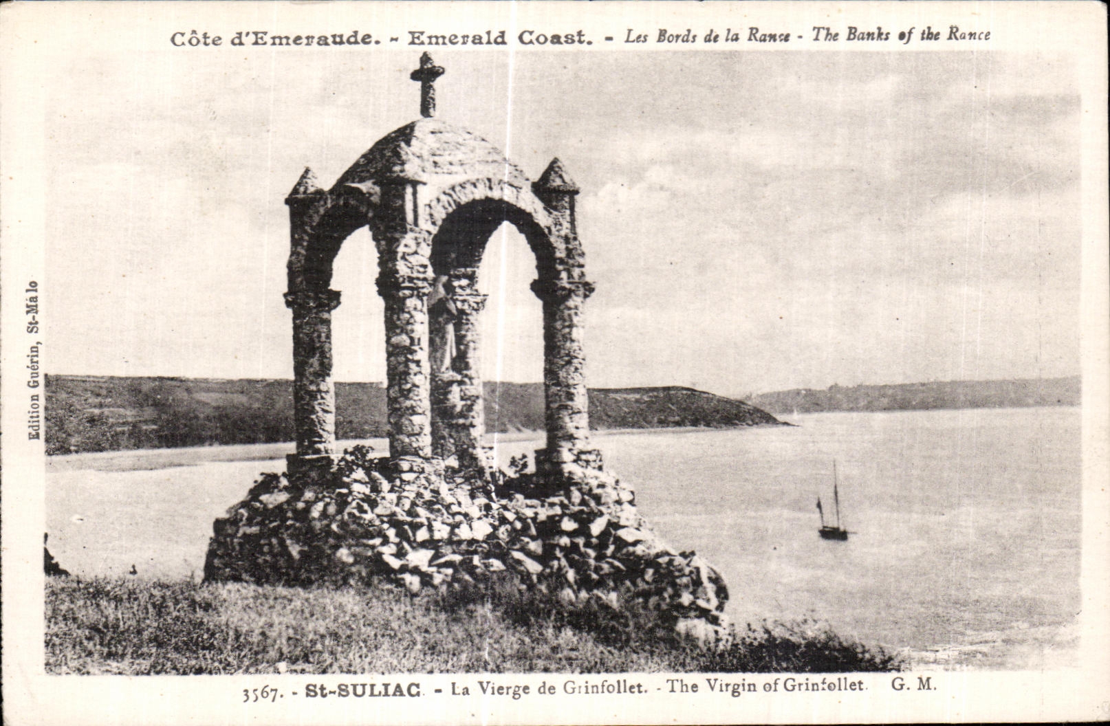 St-Suliac - La Vierge de Grinfollet - Édition Guérin, St-Malo, n°3567