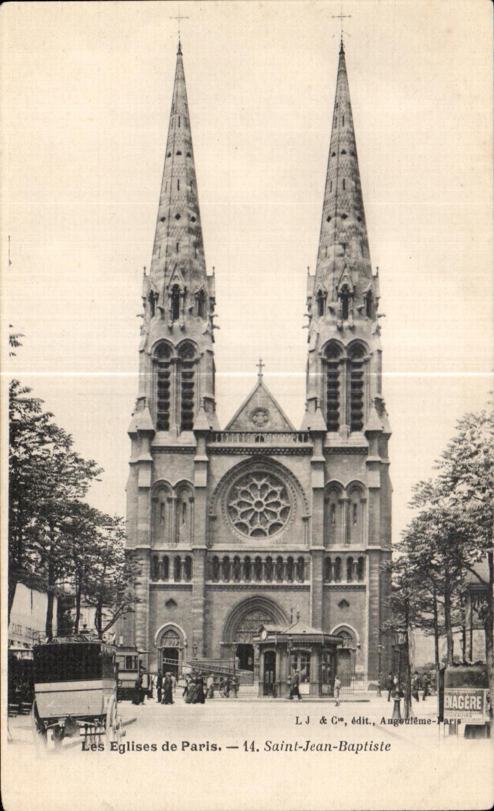 CPA Les Eglises de Paris Saint Jean Baptiste