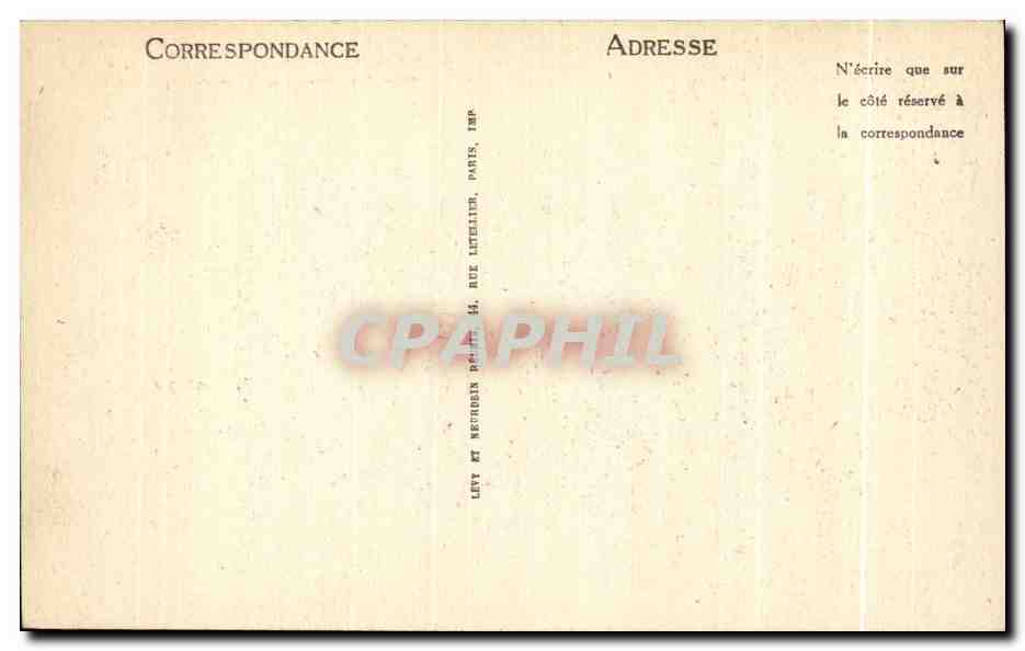 CPA Le Havre Le Monument de la Reconnaissance Belge et le Boulevard — Rückseite