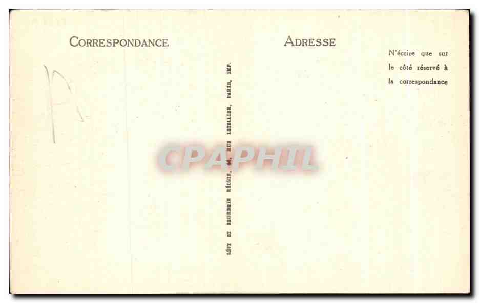 CPA Rouen Le Palais De Justice Ensemble vu De La Rue Aux Juifs — Verso