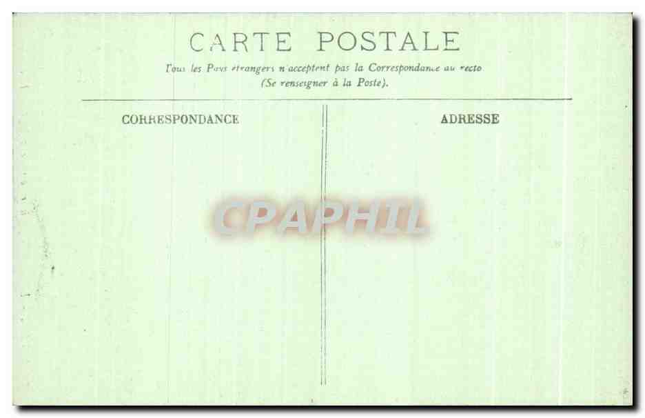 CPA Rouen Le Palais de Justice et la rue aux Juifs — Rückseite