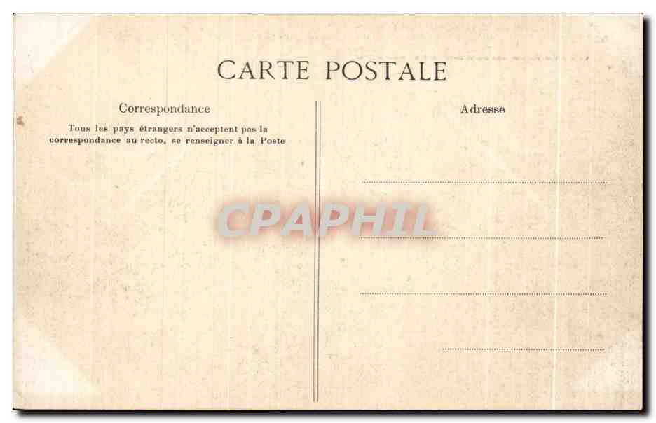 CPA Rouen Palais de Justice (Cote de la rue aux Juifs) — Verso