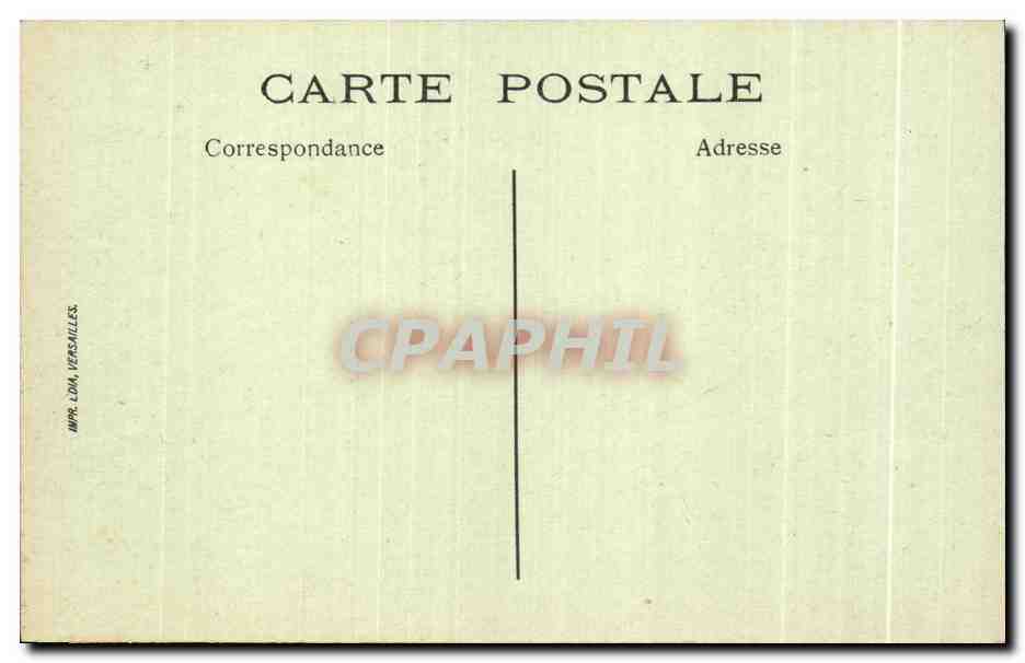 CPA Versailles Parc du Petit Trianon Le Francais — Rückseite