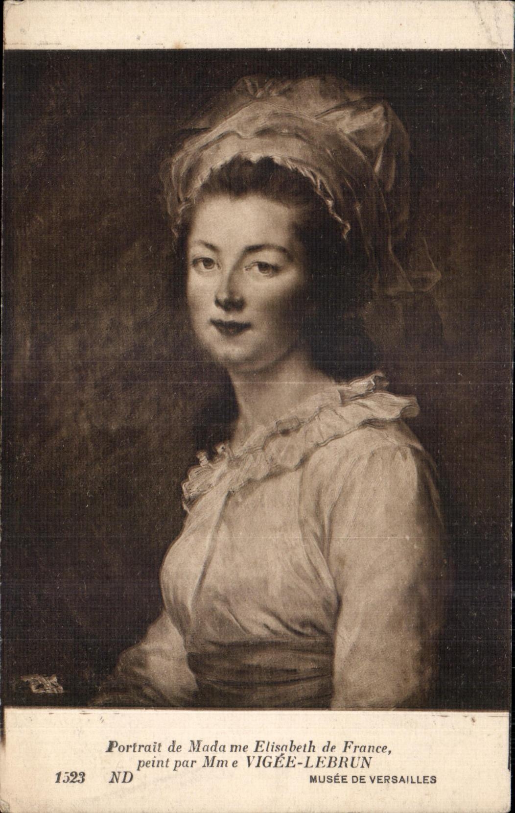 CPA Portait de Mada e Elisabeth de France peint par Mme Vigee Lebrun