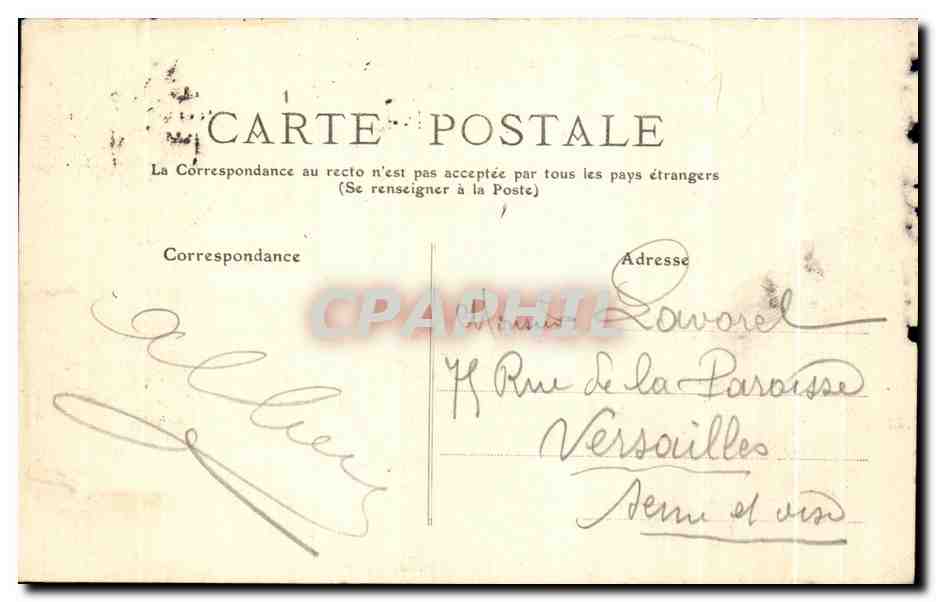 CPA Seine Inferieure Dieppe l Entree du Vieux Chateau — Rückseite