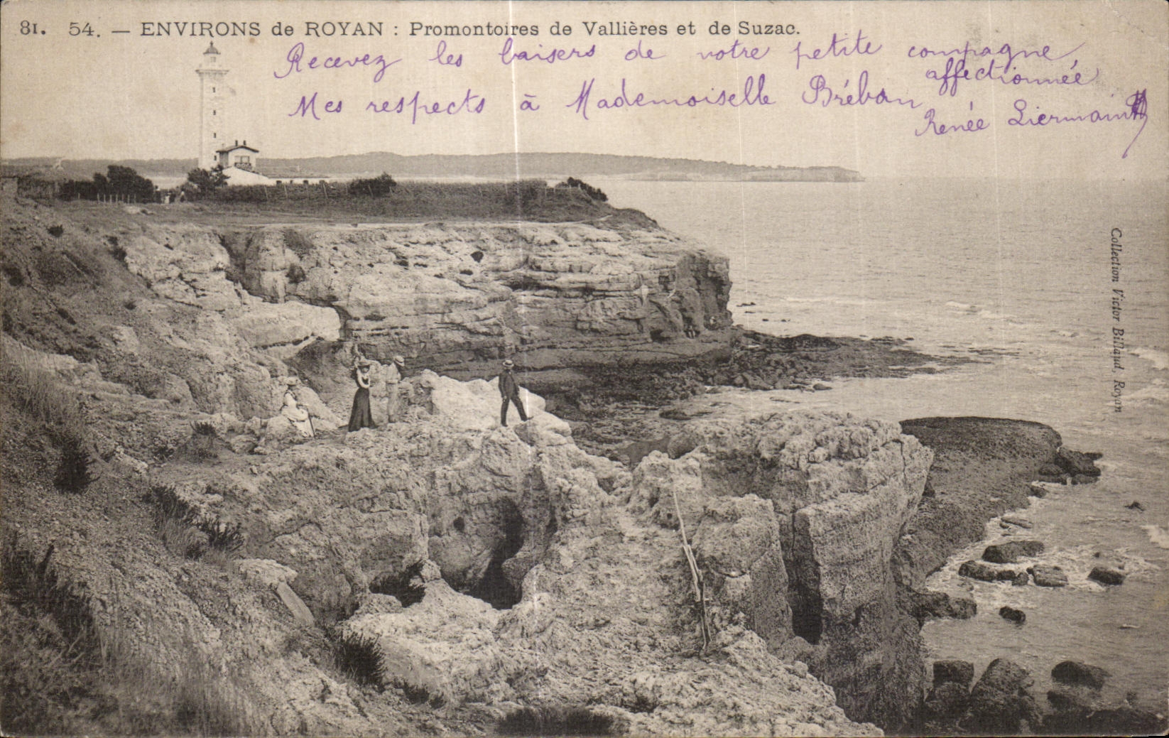 Environs de Royan : Promontoires de Vallières et de Suzac — Collection Frère Bilhaut Royan, n° 81.54