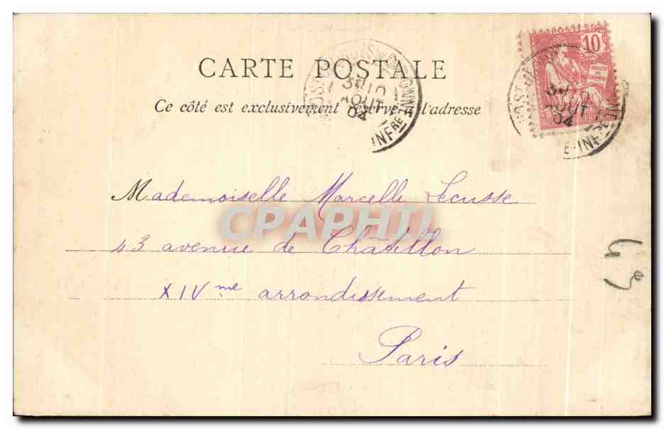 Environs de Royan : Promontoires de Vallières et de Suzac — Collection Frère Bilhaut Royan, n° 81.54 — Back
