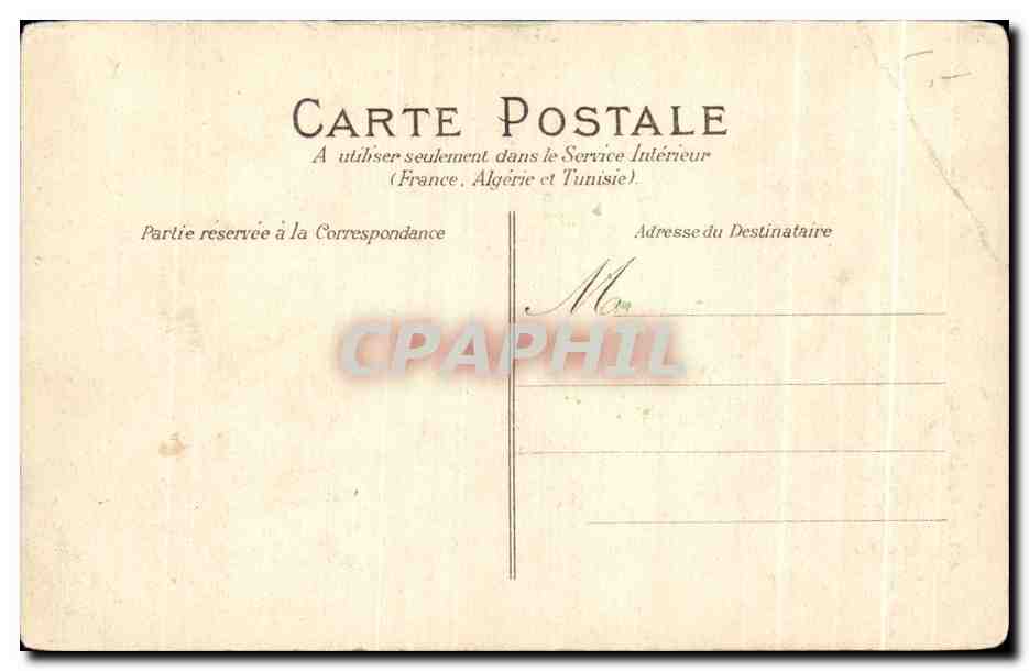 CPA Paris Tour De Passy — Rückseite