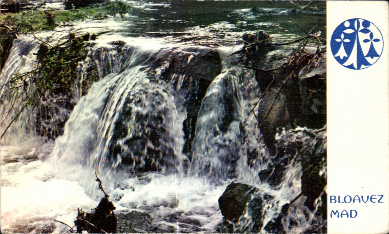 Cascade à Bloauez — éditeur Jos Le Doaré, n°217