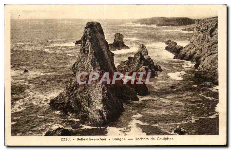Belle-Île-en-Mer - Bangor — Rochers de Gouiphar