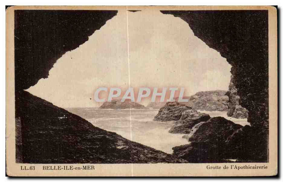 Belle-Île-en-Mer — Grotte de l’Apothicaire — LL.63