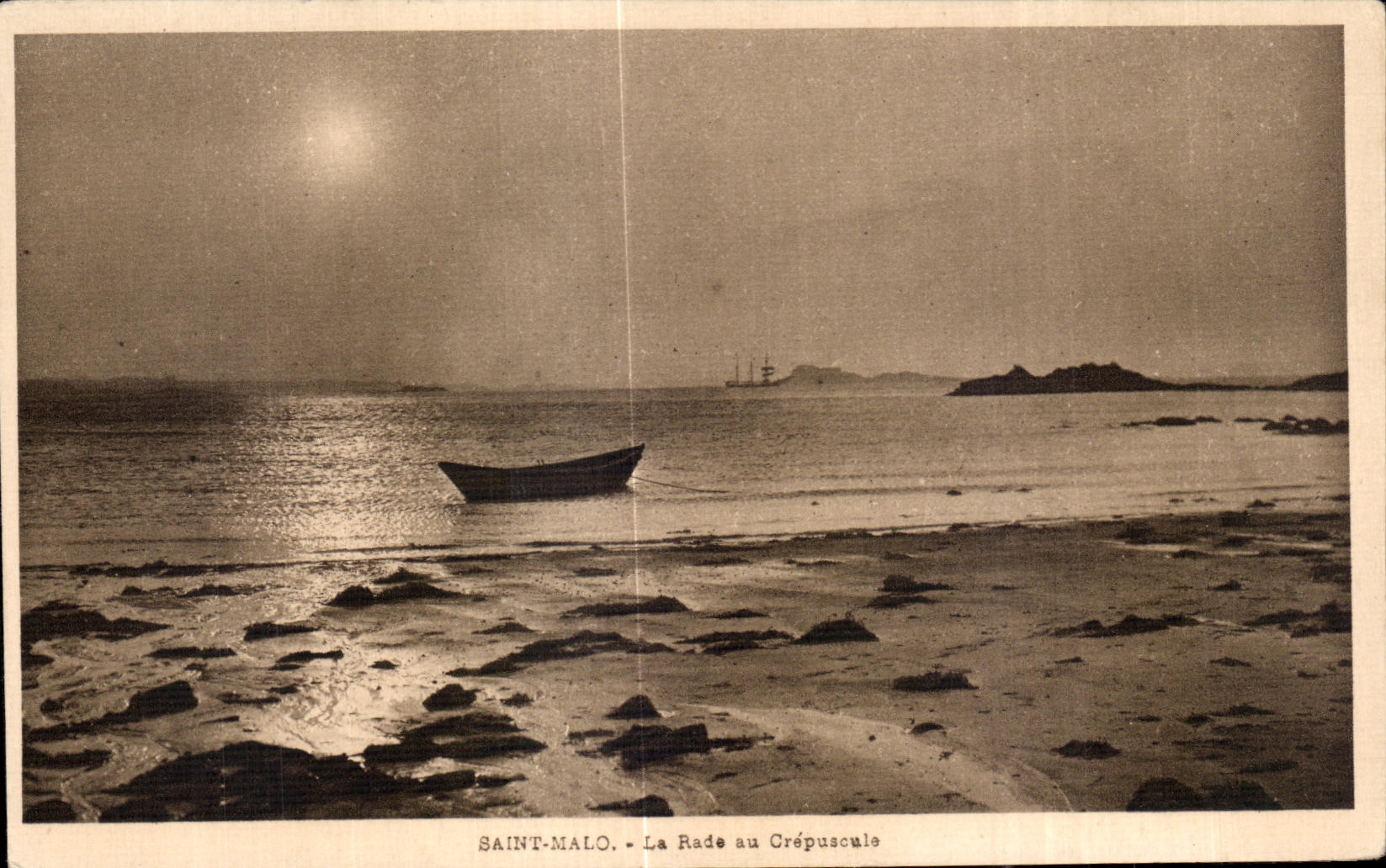 Saint-Malo - La Baia al Crepuscolo — Edizione M. Pambrun, Serie 3 N° 13