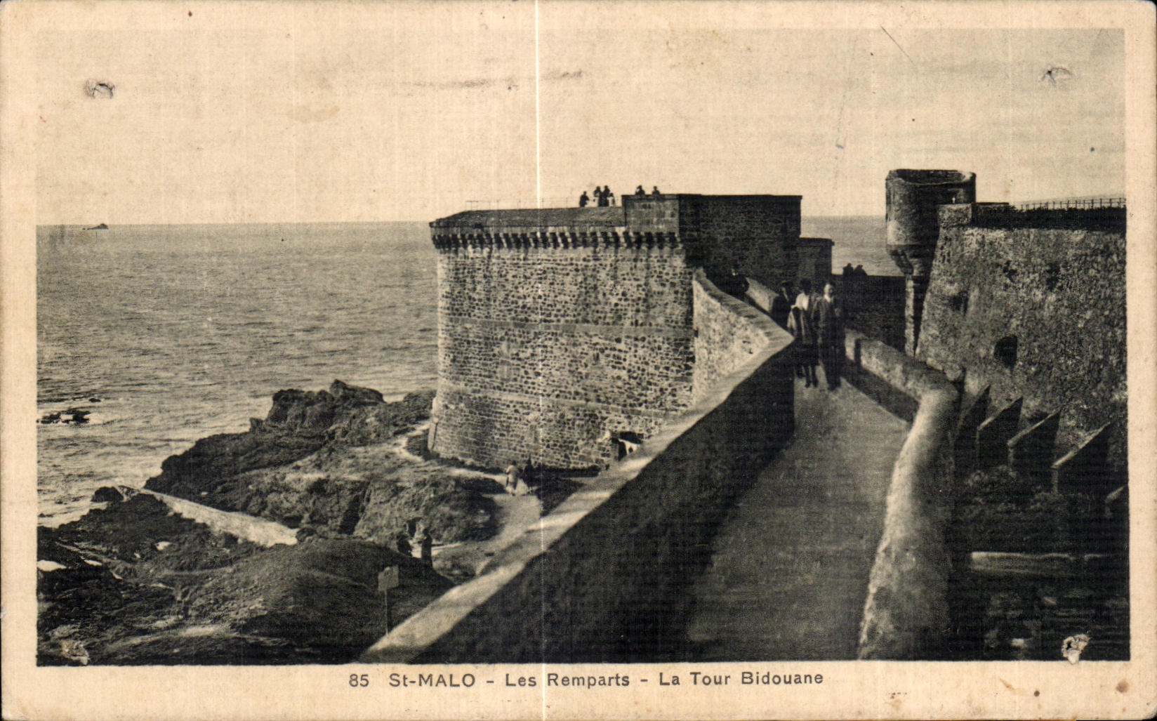 St-Malo - Die Mauern - La Tour Bidouane — Verlag Luxe à la Civette, n°85