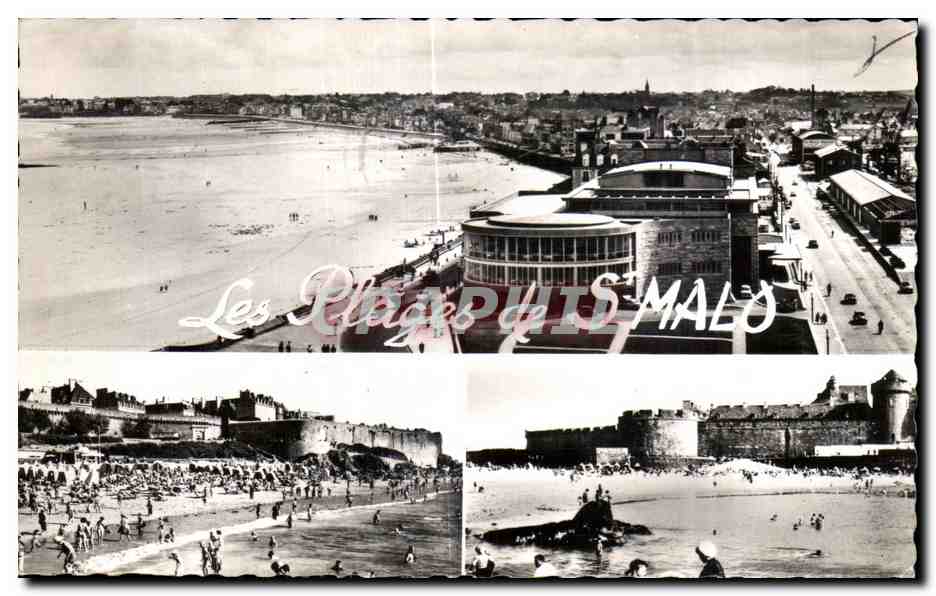 Les Plages de Saint-Malo — Vue générale — Réal-Photo