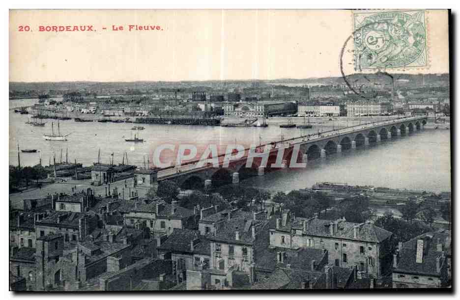 CPA Bordeaux Le fleuve