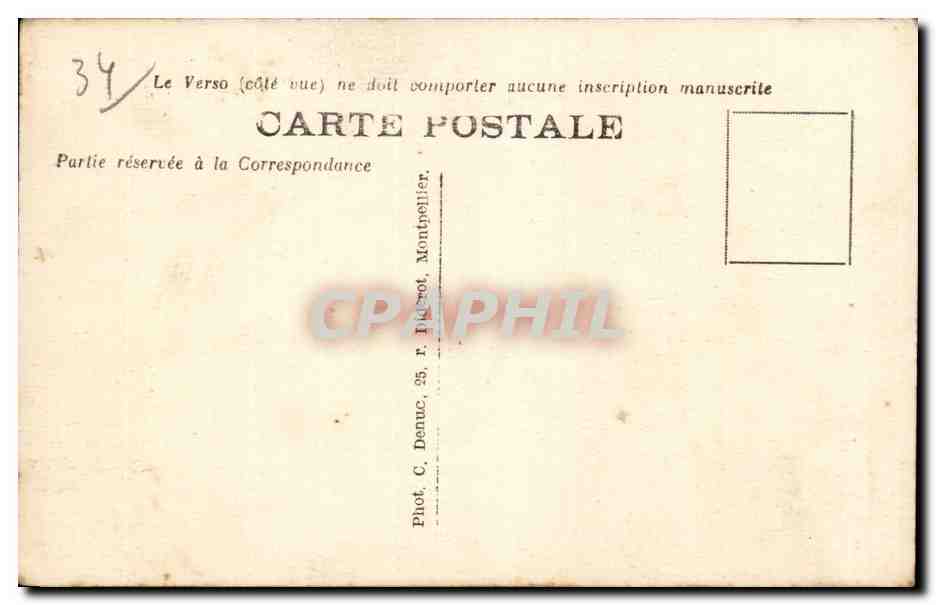CPA Sete Station balneaire A la plage les baigneurs prenant le bain  — Rückseite