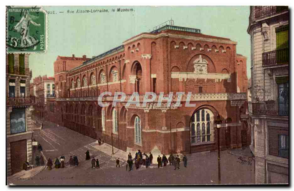 Strasbourg — Rue Alsace-Lorraine, le Muséum — Éditeur non identifié, n° de série non visible