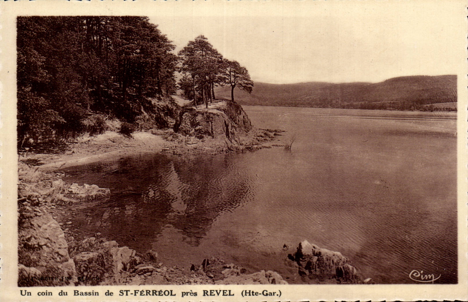 Un coin du Bassin de ST-FERRÉOL près REVEL (Hte-Gar.) — Cim — n°195