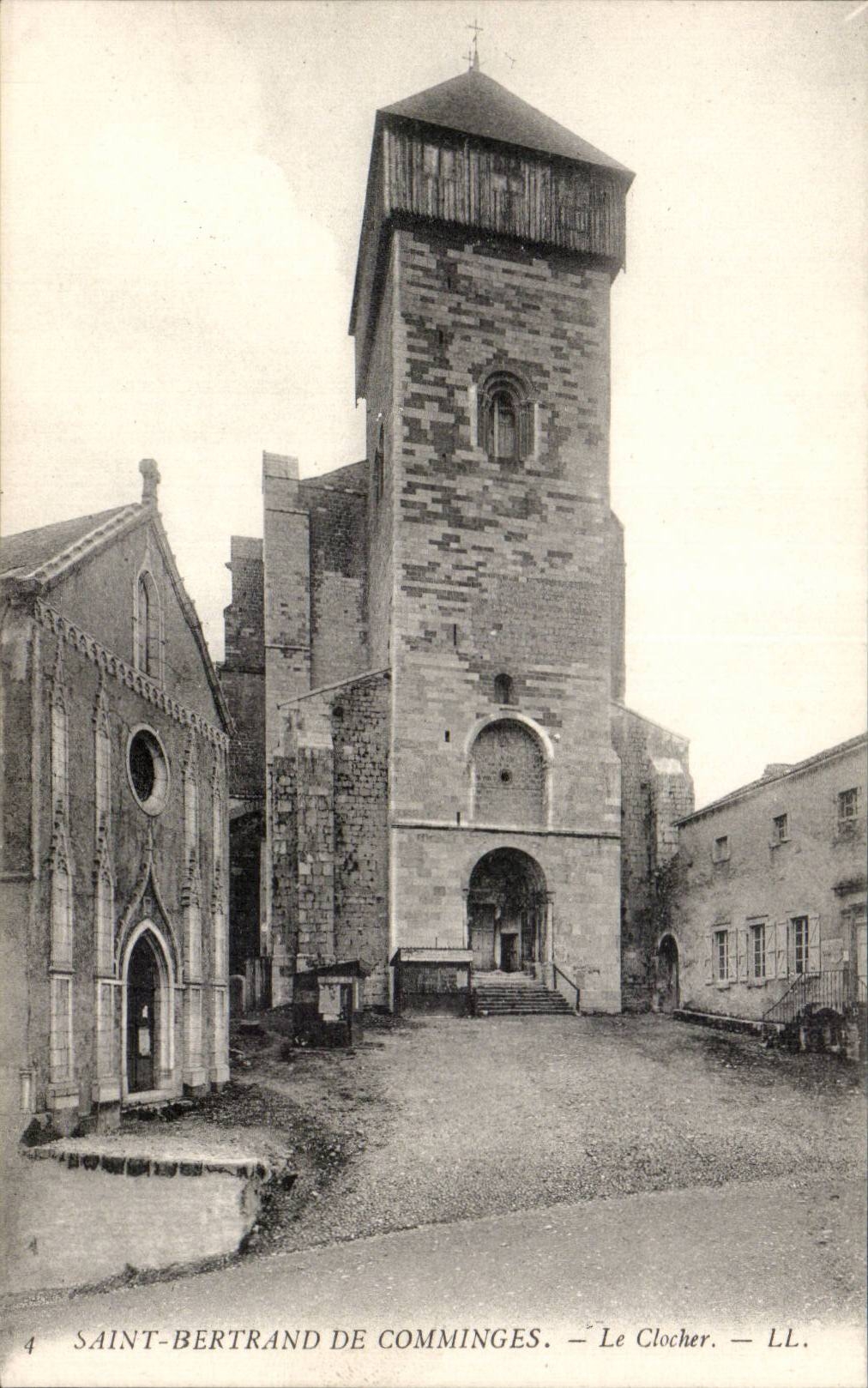 CPA Saint Bertrand de Comminges le clocher 