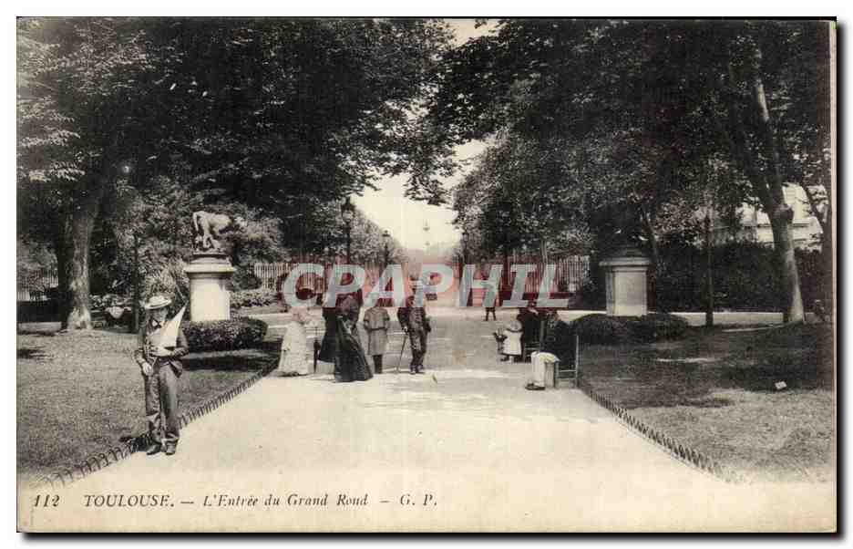 CPA Toulouse L entree du grand rond