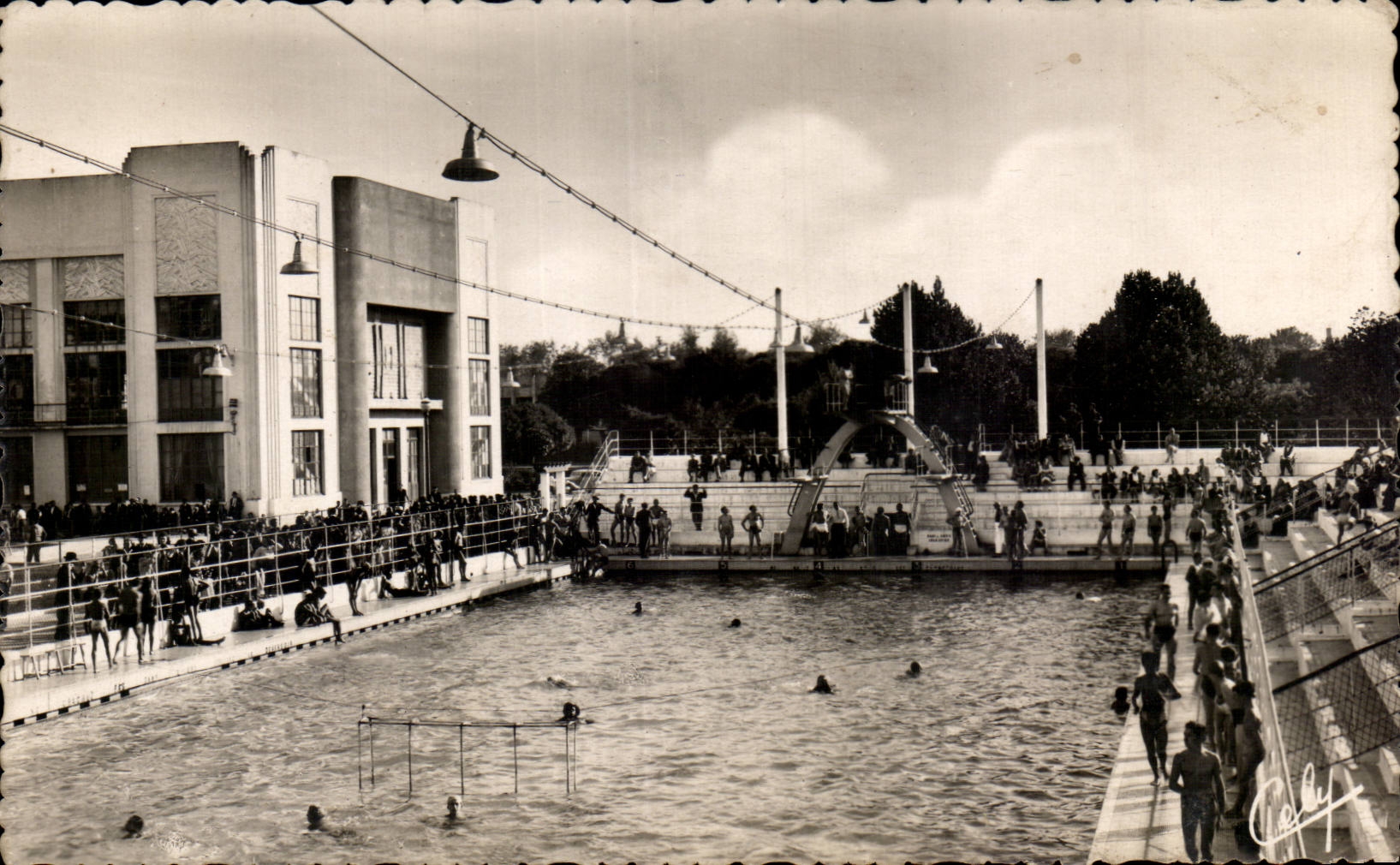 CPSM Toulouse La piscine sportive du parc municipal des sports