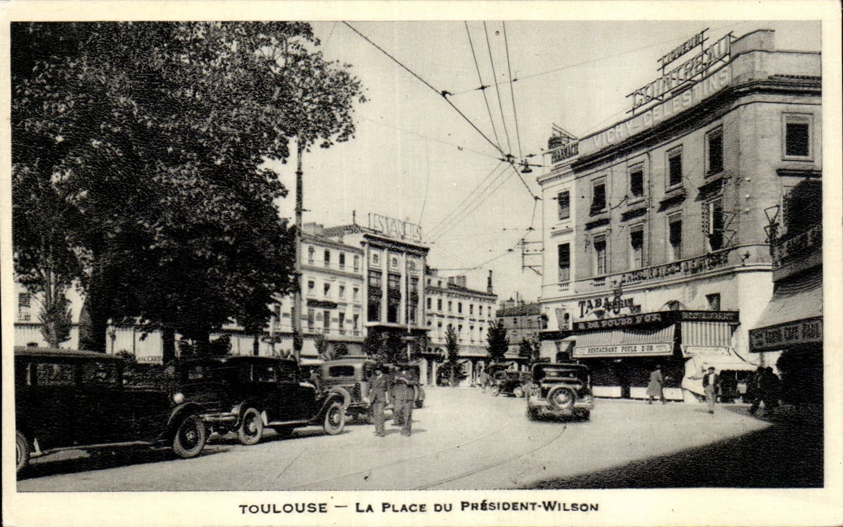 CPSM Toulouse La place du President Wilson 