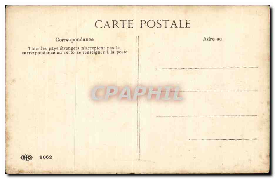CPA Fantaisie 1er avril Poisson Paques Easter — Rückseite