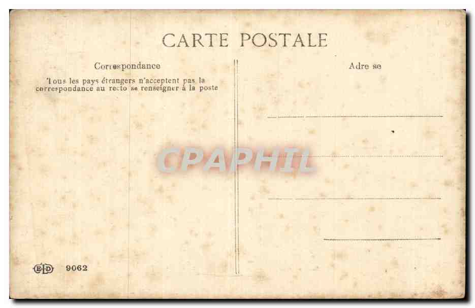 CPA Fantaisie 1er avril Poisson Paques Easter — Rückseite