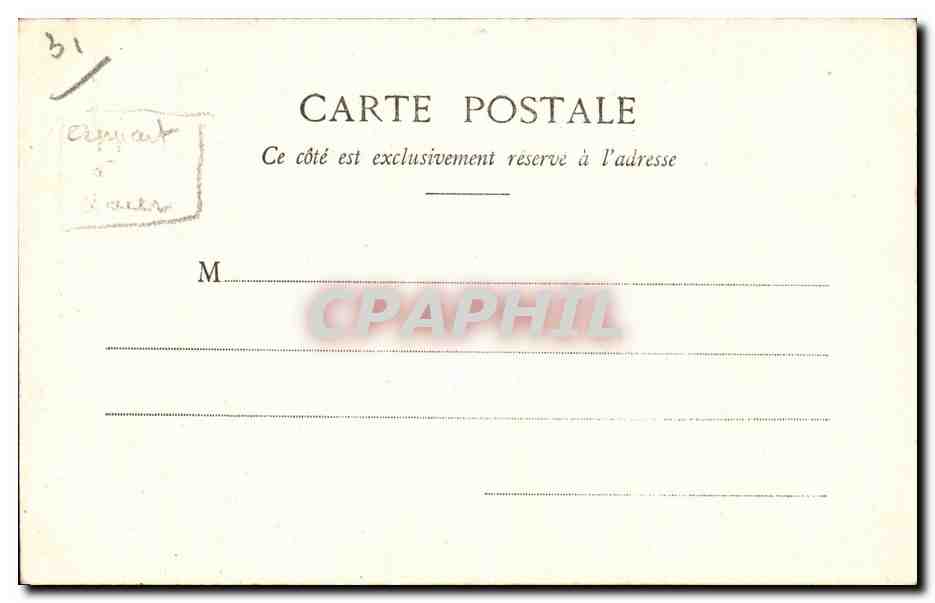 Toulouse - Porte de l'Hôtel de Pièrre — Phototypie Labouché Frères, Toulouse, n° 402 — Verso